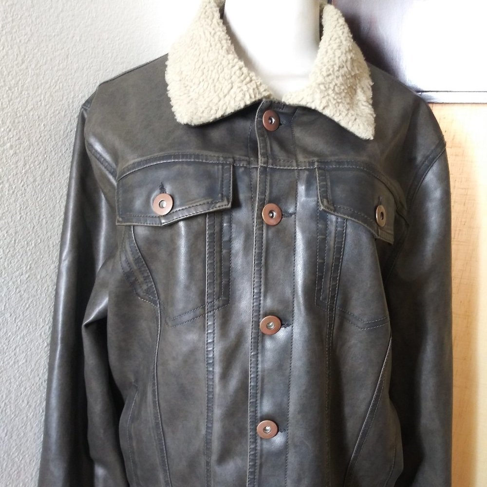 Brown Faux Fur Jacket